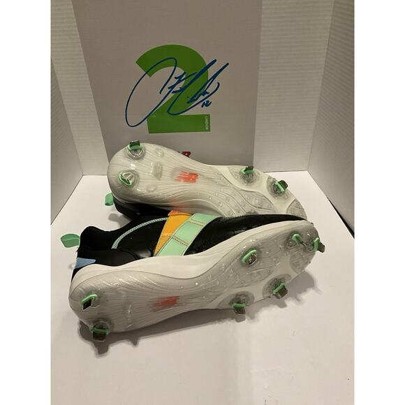 New Balance FuelCell Lindor 2 Baseball Cleats Size 11.5 Black Orange NIB - Picture 6 of 7